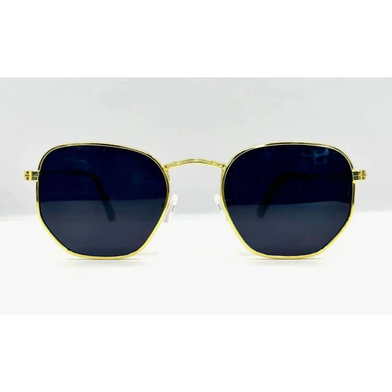 Óculos De Sol Hexagonais Feminina Vintage