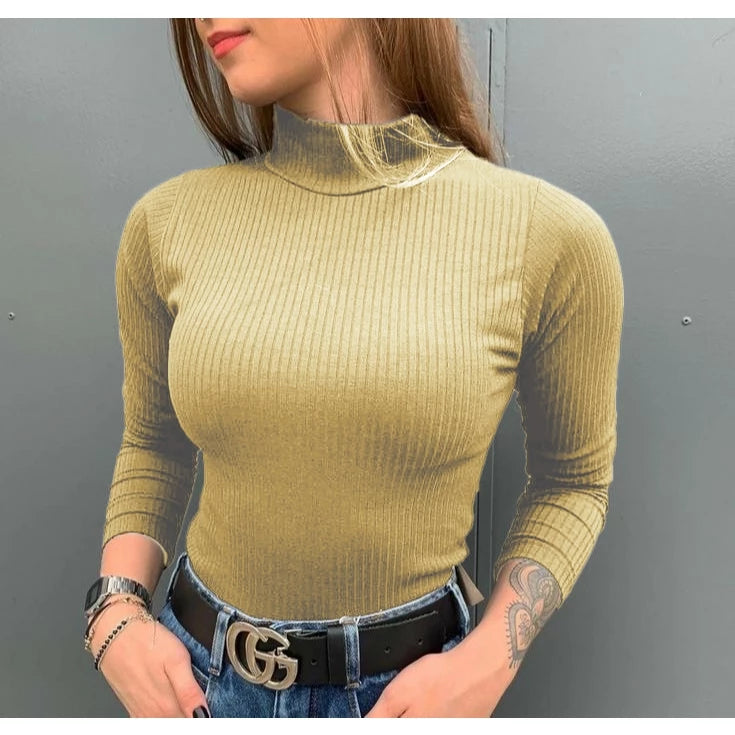 KIT 3 Blusa Termica Feminina Blusa De Frio Feminina Blusa Gola Alta Feminino Blusas Cacharrel