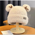 GOODTHIS Chapéu De Pelúcia , Orelha De Urso Fofo E Quente , Casual Skullcap Winter