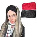 Duplinha de Faixa de Lã Feminina Borda Larga Acessórios Para Cabelos Estilo e Conforto Moda Inverno