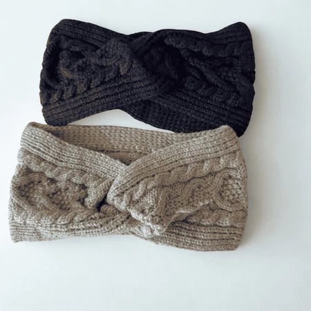 Duplinha de Faixa de Lã Feminina Borda Larga Acessórios Para Cabelos Estilo e Conforto Moda Inverno