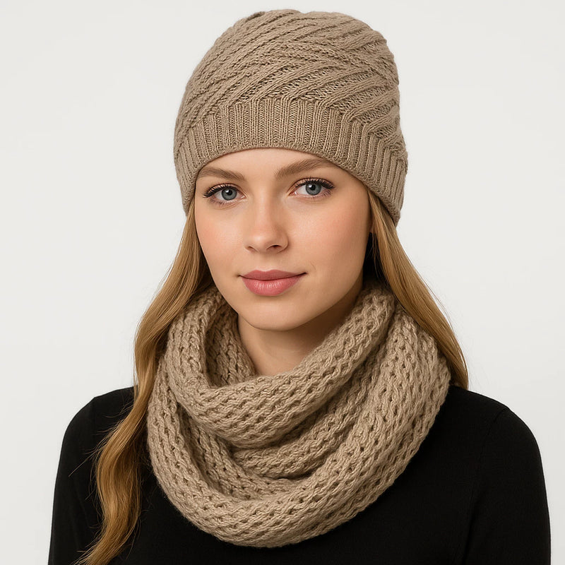 Touca e Cachecol Gorro e Gola moda fashion inverno elegante