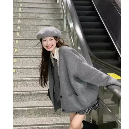 Boina Francesa Feminina Inverno Gorro Lisa Chapéu Premium