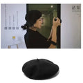 Boina Francesa Feminina Inverno Gorro Lisa Chapéu Premium