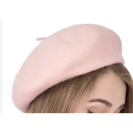 Boina Francesa Feminina Inverno Gorro Lisa Chapéu Premium