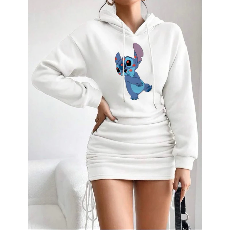 vestido moletom flanelado coleção inverno feminino