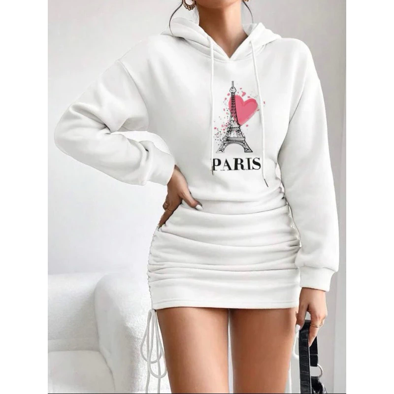 vestido moletom flanelado coleção inverno feminino