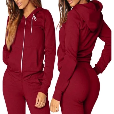 Blusa de Frio Feminina em Moletom Flanelado com Capuz e Zíper