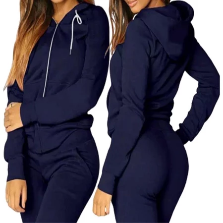 Blusa de Frio Feminina em Moletom Flanelado com Capuz e Zíper