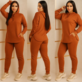 Conjunto Lanzinha mais vendidos casual capuz e cordão bolso