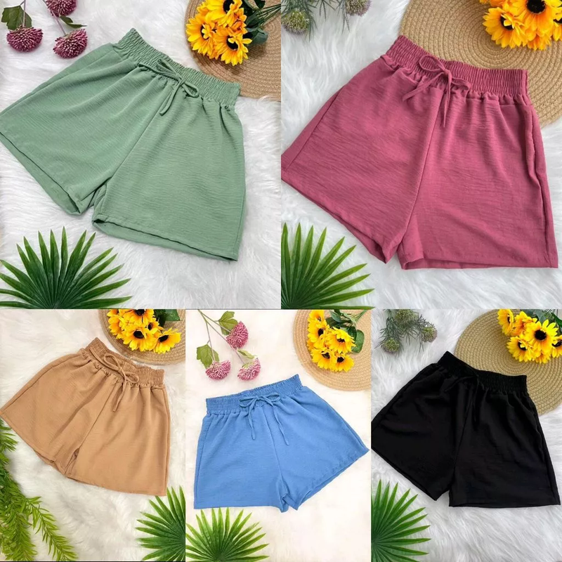 Shorts Dunas Feminino - Conforto e Estilo do P ao GG | Perfeito para o Verão!
