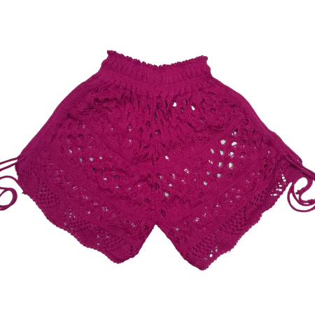 Shorts saida de praia trico feminino moda praia primavera verão