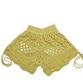 Shorts saida de praia trico feminino moda praia primavera verão