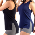 Kit Regatas Tapa Bumbum Para Academia Fitness Blusa que Cobre o Bumbum