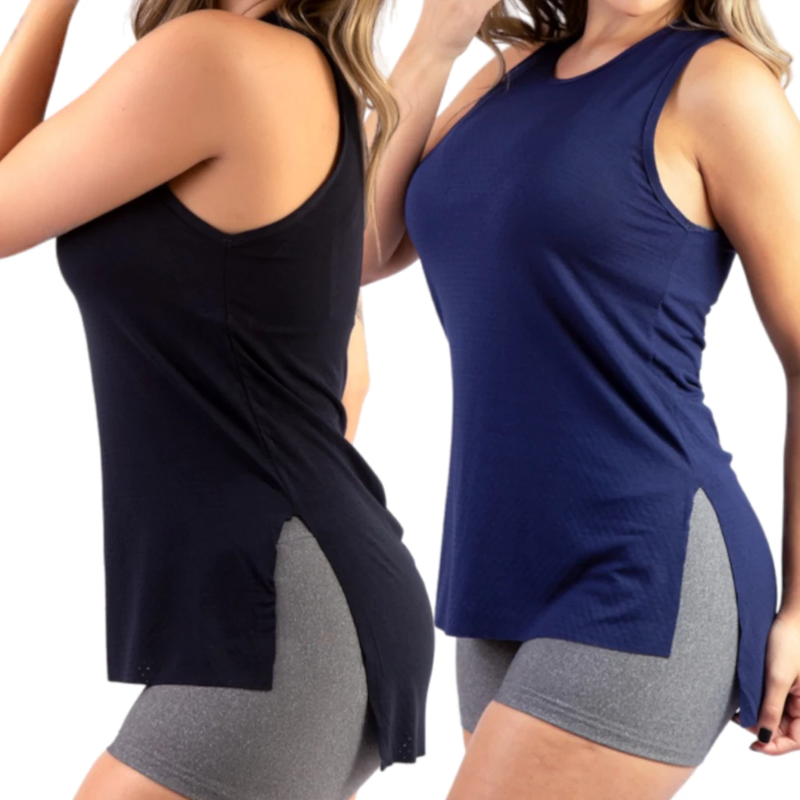 Kit Regatas Tapa Bumbum Para Academia Fitness Blusa que Cobre o Bumbum