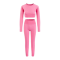 Conjunto top com calça fitness academia feminino cintura alta moda zero transparência