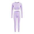 Conjunto top com calça fitness academia feminino cintura alta moda zero transparência