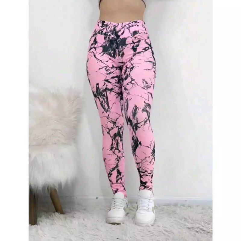 Calça Legging Marmorizada rajada fitness academia