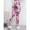 Calça Legging Marmorizada rajada fitness academia