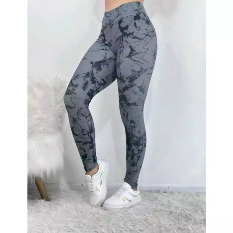 Calça Legging Marmorizada rajada fitness academia