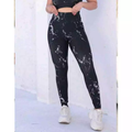 Calça Legging Marmorizada rajada fitness academia
