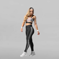 Conjunto Academia Fitness Top + Calça Legging Estilo Premium