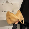 ME Mini Sacola , Bolsa De Compras Fofa Bolsas Femininas , Moda Pele Sintética Quente Inverno Macio Pelúcia