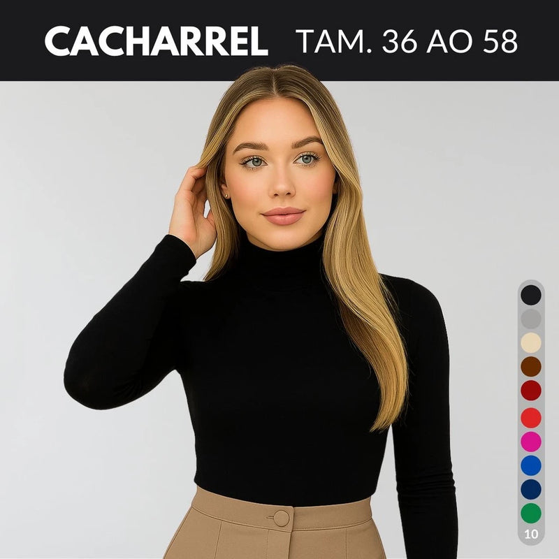 KIT 3 Blusa Termica Feminina Blusa De Frio Feminina Blusa Gola Alta Feminino Blusas Cacharrel