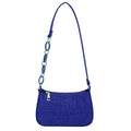 Novo estilo coreano moda criativa pequena bolsa quadrada de lã de fibra para mulheres