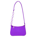Novo estilo coreano moda criativa pequena bolsa quadrada de lã de fibra para mulheres