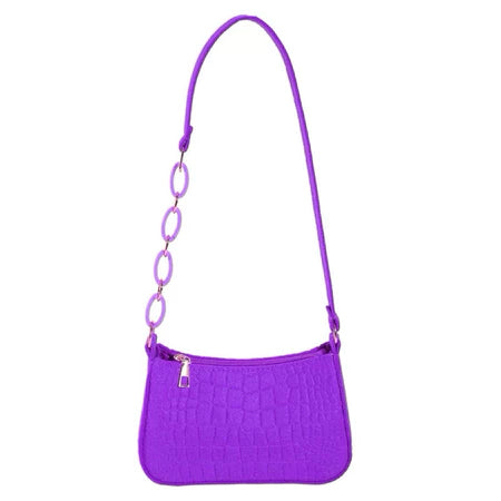 Novo estilo coreano moda criativa pequena bolsa quadrada de lã de fibra para mulheres