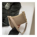Novo estilo coreano moda criativa pequena bolsa quadrada de lã de fibra para mulheres